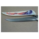 Bald Eagle Theme Collector Knife