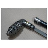 Hand Grenade Sword Cane