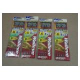 *4* Walleye Plus Glow #6 Hooks with Leaders