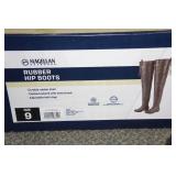 Magellan Outdoors Rubber Hip Boots - Size 9