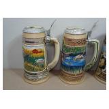 Vintage Ducks Unlimited Beer Steins Waterfowl Series