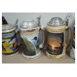 Vintage Beer Steins - Ducks Unlimited, Terry Redlin, Budweiser
