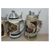 Vintage Beer Steins - Ducks Unlimited, Terry Redlin, Budweiser