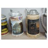 Vintage Beer Steins - Ducks Unlimited, Terry Redlin, Budweiser