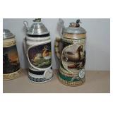 Vintage Beer Steins - Ducks Unlimited, Terry Redlin, Budweiser