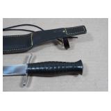 Antique Le Couteau Volant French Stainless Dagger with Sheath