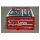 20 Aguila 9mm Luger 115 Gr FMJ Ammo