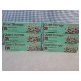 (CSB) 6 - 20-Count Quart Storage Ba...