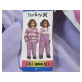 (RCK) Hurley Girl's 2-Pc Snow Set S...