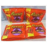 (C-1) 4 Snack Size Cups Reeses Choc...