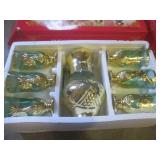 (BR2) 5 - 7-Pc Green Glass Pitcher ...