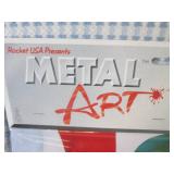 (EC1) 2 Rocket USA Metal Art  Metal...