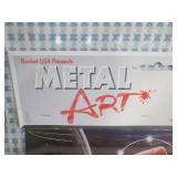 (EC1) 2 Rocket USA Metal Art  Metal...