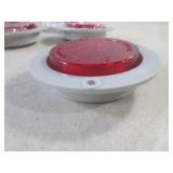 (EC1) 10 Round Red Lens Marker Ligh...