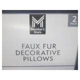 (EW4) 2 - 2-Packs of Faux Fur Decor...