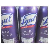 (CSB) 5 Cans of Lysol Air Sanitizer...
