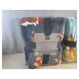 (A-2) 2 New Throw Blankets...