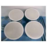 (4) JBL Control 16C/T 2-Way 6.5' Coaxial Ceiling Loudspeakers / Speakers with Tile Rails and C-Rings (4) JBL Control 16C/T 2-Way 6.5' Coaxial Ceiling Loudspeakers / Speakers with Tile Rails and C-Rings