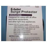 (6) Comprehensive CPWR-SP6-3B 6-Outlet Surge Protector with 3' Power Cord (Black) - NEW IN PACKAGING (6) Comprehensive CPWR-SP6-3B 6-Outlet Surge Protector with 3' Power Cord (Black) - NEW IN PACKAGING
