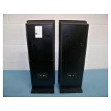 (2) Leon HI400 Horizon-Series Audiophile-Grade Monitor Loudspeakers / Pro Audio Speakers with Black Speaker Grilles (2) Leon HI400 Horizon-Series Audiophile-Grade Monitor Loudspeakers / Pro Audio Speakers with Black Speaker Grilles