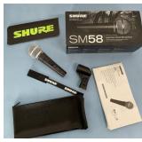 Shure SM58 Iconic Industry-Standard Professional Cardioid Dynamic Audio Vocal Microphone Shure SM58 Iconic Industry-Standard Professional Cardioid Dynamic Audio Vocal Microphone