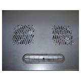 Middle Atlantic Audio Video (A/V) Equipment Rack with Lockable Smoked Glass Front, Lockable Sides and Back with (2) Fans and on Lockable Casters Middle Atlantic Audio Video (A/V) Equipment Rack with Lockable Smoked Glass Front, Lockable Sides and Back with (2) Fans and on Lockable Casters