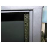 Middle Atlantic Audio Video (A/V) Equipment Rack with Lockable Smoked Glass Front, Lockable Sides and Back with (2) Fans and on Lockable Casters Middle Atlantic Audio Video (A/V) Equipment Rack with Lockable Smoked Glass Front, Lockable Sides and Back with (2) Fans and on Lockable Casters