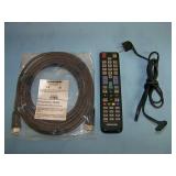 65' Samsung QB65R HDR 4K UHD (Ultra-High Def) Commercial Smart LED Display with Remote Control and HDMI Cable 65' Samsung QB65R HDR 4K UHD (Ultra-High Def) Commercial Smart LED Display with Remote Control and HDMI Cable