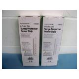 (2) Monoprice 6-Outlet Slim Surge Protector Power Strips - NEW IN BOX (2) Monoprice 6-Outlet Slim Surge Protector Power Strips - NEW IN BOX