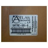 (4) Atlas Sound / AtlasIED UHT-70-C Speakers 8' Fire Signaling In-Ceiling Audio Speakers with 70V Transformer - NEW IN BOX (4) Atlas Sound / AtlasIED UHT-70-C Speakers 8' Fire Signaling In-Ceiling Audio Speakers with 70V Transformer - NEW IN BOX