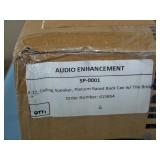 (4) Audio Enhancement CS-12 Advanced Round White 50-Watt Pro Audio Ceiling Speakers - NEW IN BOX (4) Audio Enhancement CS-12 Advanced Round White 50-Watt Pro Audio Ceiling Speakers - NEW IN BOX