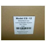 (4) Audio Enhancement CS-12 Advanced Round White 50-Watt Pro Audio Ceiling Speakers - NEW IN BOX (4) Audio Enhancement CS-12 Advanced Round White 50-Watt Pro Audio Ceiling Speakers - NEW IN BOX