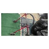 Heavy-duty Wheel Walker ( Used) . Dimension is 22'W