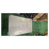 Industrial Aluminum Cart (USED, but Good): Dimension: 48'L x 28'W x 37'H