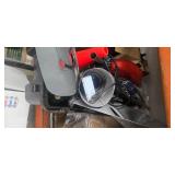 Contents of the First Pallet Rack ( it includes a heavy-duty safe that we can't figure our tge combination  and assorted Contents which includes two treadmills motors)