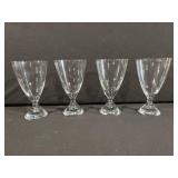 lead Crystal Stemware Set - Assorted Goblets & Cordial Glasses