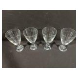 lead Crystal Stemware Set - Assorted Goblets & Cordial Glasses