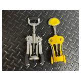 Bobby Flay Wooden Bowl with Corkscrews & Wine Accessories