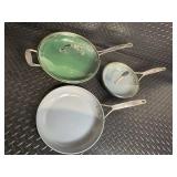 GreenPan Bakeware Set - 3 Rectangular Pans & 3 Glass-Lidded Pans