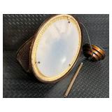 Copper Mesh Drum Pendant Light - 60W Max, Made in China