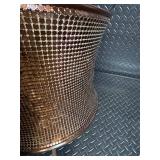 Copper Mesh Drum Pendant Light - 60W Max, Made in China