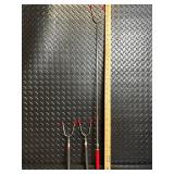 Wooden Knife Block Set with Knives, Scissors, Skewers, Forks & Cups