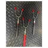 Wooden Knife Block Set with Knives, Scissors, Skewers, Forks & Cups