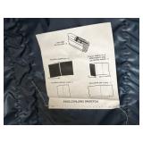 Tuffo Nap Mat - Striped Multi-Color Pattern, Navy Backing, Foldable Daycare Mat