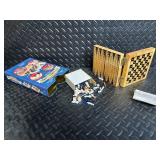 Rummikub Original & Buzz Word & Five Family Games Board Game Lot - Travel Sets