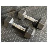 Dumbbells - Hex Set, 15 lb Each