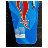 NMI Water Skis - Flame Graphic 44-45in - Made in USA Fort Worth TX (Lot of 2)