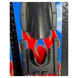 NMI Water Skis - Flame Graphic 44-45in - Made in USA Fort Worth TX (Lot of 2)