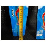 NMI Water Skis - Flame Graphic 44-45in - Made in USA Fort Worth TX (Lot of 2)