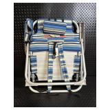 Tommy Bahama Folding Beach Chair - Relax in Style (Blue Stripes)